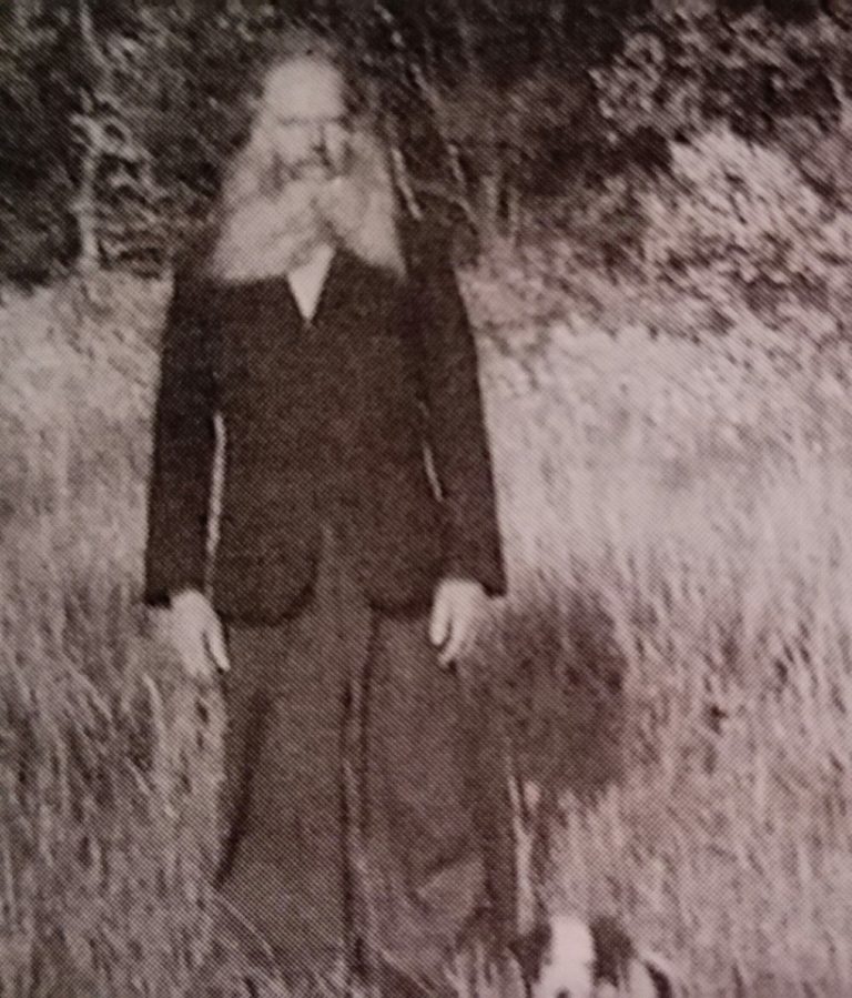 Søren Møller lignede en vildmand med langt skæg